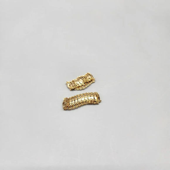 Sterling Silver Gold Plated Ladder  Rings Size 8 - Picture 3 of 8